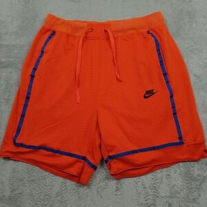 Nike Shorts Mens Large Orange Retro Basketball Baggy Streetwear